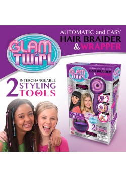 Glam Twirl Automatic And Easy Hair Braider&Wrapper, GT12